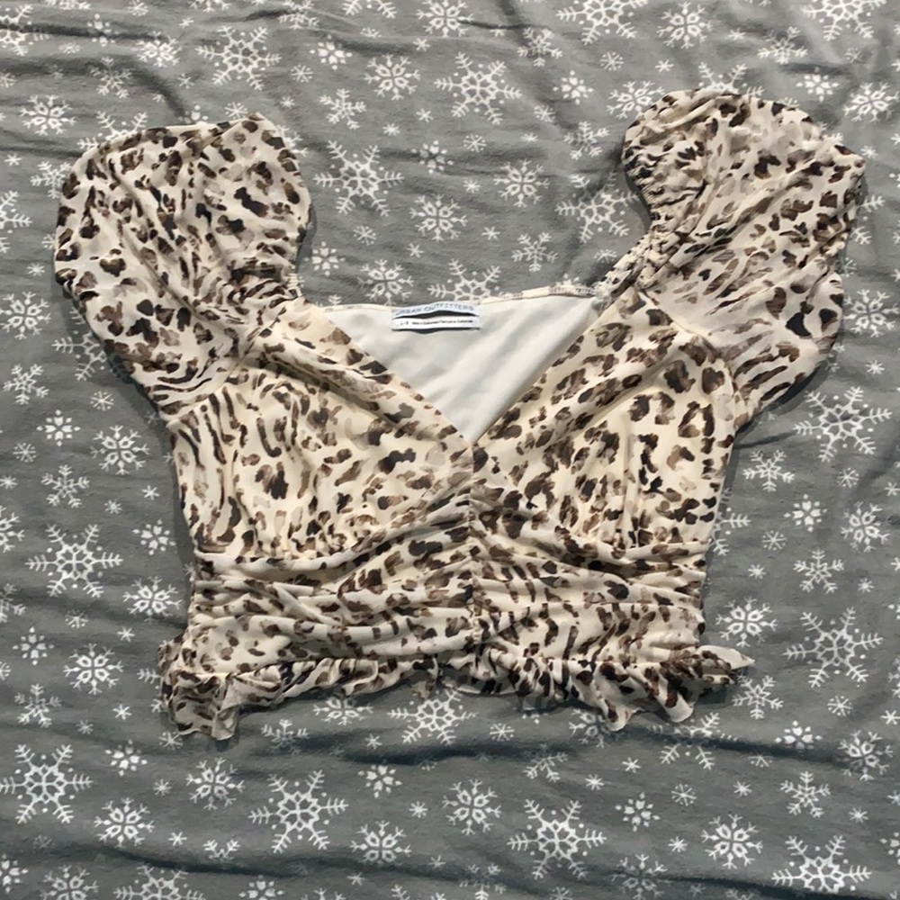 Mesh crop top